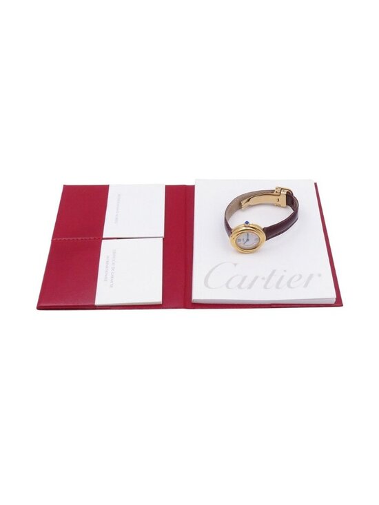 Cartier Must Trinity Vermeil Watch White Dial Quartz